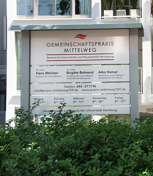 Praxis Dr. med. Brigitte Behrend und Partner - Lage und Kontakt